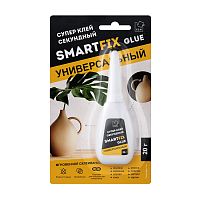 клей СУПЕР SMARTFIX (СМАРТФИКС) Glue 20гр А.Д.М. универсальный,блистер 1/12 GHS201B Голд Пак Мин.заказ=2