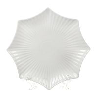 блюдо 30 см ГРЕЙС Daniks фигурное,белое Y6-6004 422264