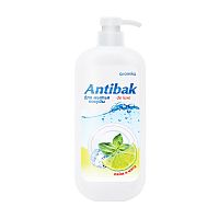 средство для мытья посуды ANTIBAK de LUXE (АНТИБАК) 1,1л Лайм и мята 1/12 АКЦИЯ!