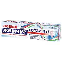 зубная паста НОВЫЙ ЖЕМЧУГ 100мл Тотал 1/40 17314 Мин.заказ=2