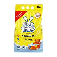 стиральный порошок УШАСТЫЙ НЯНЬ 6кг 1/3 01015