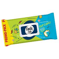 салфетки влажные 120шт EMILY STYLE (ЭМИЛИ СТАЙЛ) ВЫГОДНО Антибактериальные с клапаном 1/14 7994 Мин.заказ=2