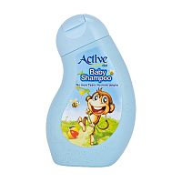 шампунь детский ACTIVE (АКТИВ) 250мл ОБЕЗЬЯНКА Аромат ванили 0+ 1/12 Мин.заказ=2