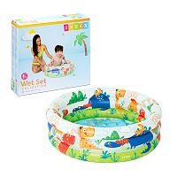 бассейн 61*22см ЗВЕРЮШКИ надувной от 1-3 лет 57106NP