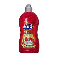 средство для мытья посуды ACTIVE (АКТИВ) 500мл Клубника и малина 1/12 Мин.заказ=2