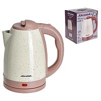 чайник электрический АКСИНЬЯ КС-1007 нерж. 1500 Вт 1,8л  бежевый 1/12