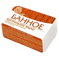 мыло туалетное Натуральное БАННОЕ 160г 1/72 НЭФИС 1075-2/1080-2 Мин.заказ=6