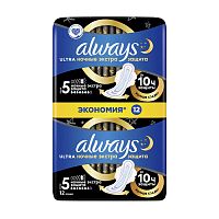 гигиенические прокладки ALWAYS (ОЛВЕЙС) 12шт Ультра Найт Дуо 1/5