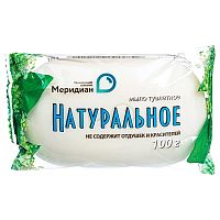 мыло туалетное МЕРИДИАН 100г Натуральное 1/66  Мин.заказ=6