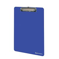 планшет BRAUBERG (БРАУБЕРГ) синяя А4 315*225мм с прижимом 1/24 226823 Мин.заказ=2