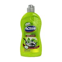 средство для мытья посуды ACTIVE (АКТИВ) 500мл Лайм и цветы 1/12 средство для мытья посуды ACTIVE (АКТИВ) 500мл Лайм и цветы 1/12