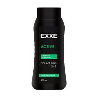 гель для душа EXXE MEN (ЭКС МЕН) 400мл муж.2в1 ACTIVE Тонизирующий 1/12