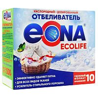 отбеливатель EONA (ЕОНА) Ecolife 500г (10*50гр) дозированный для стир.машин 1/12
