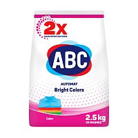 стиральный порошок ABC авт. 2,5кг цветной 1/6