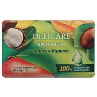 мыло туалетное DELICARE Sens Care 90г Манго 3146298 1/24 Мин.заказ=2