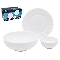 набор столовый 18пр Lavenir "Mosaic" 18PC BYHW WHITE 1/2
