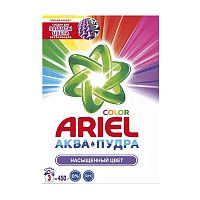 стиральный порошок ARIEL (АРИЕЛЬ) авт.  450г Колор 1/11  Мин.заказ=2
