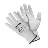 перчатки  БЕЛЫЕ с полиуретановым облив L9  LIBRY  1/12 KPSР091 Мин.заказ=12