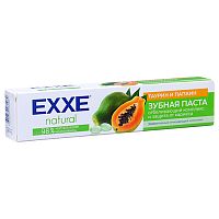 зубная паста EXXE (ЭКС)  75мл natural Таурин и папаин 1/12  Мин.заказ=2
