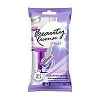 станок бритвенный BeautyEssense FOR WOMEN 5шт VIOLET, двойное лезвие 1/40