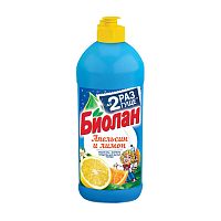 средство для мытья посуды БИОЛАН  450мл Апельсин и Лимон 1/20  1434-3 Мин.заказ=2