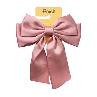 заколка для волос AMELI ЗАЖИМ Бант розовый WAT25812-83 1/12