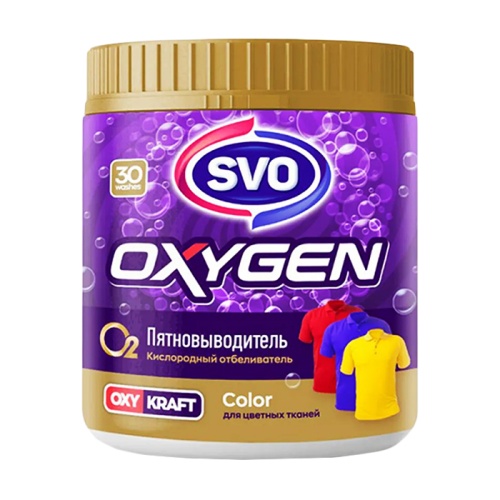 пятновыводитель SVO 750г Oxygen для цвет. 1/12