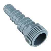 адаптер с внешней резьбой 3/4" для шлангов 3/4"-5/8"-1/2" пластик 1/50 682443  Мин.заказ=4