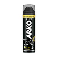 гель для бритья ARKO (АРКО) 200мл 2в1 Black 1/24