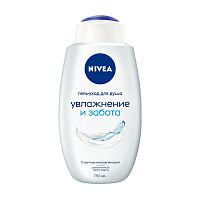 гель для душа NIVEA (НИВЕЯ) 750мл Увлажнение и забота 1/6