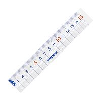 линейка 15см пластик ЮНЛАНДИЯ  Школьная,прозрачная 1/24 210734 АКЦИЯ! Мин.заказ=6
