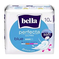 гигиенические прокладки BELLA (БЕЛЛА) 10шт Perfecta Ultra Blue 4капли ВЕ-013-RW10-275 Мин.заказ=2