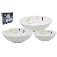 набор салатников 3шт МОДЕНА 3PCS HKW 7081 LAVENIR