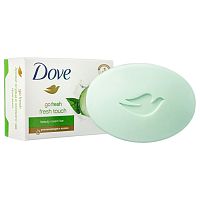 мыло туалетное DOVE (ДАВ) 135г Go fresh Прикосновение свежести зеленое 1/48 2200 Мин.заказ=2