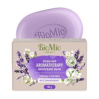 мыло туалетное BIOMIO (БИОМИО)  90г Bio-Soap,лаванда,жасмин 1/24 АКЦИЯ! Мин.заказ=3