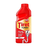 для труб TIRET (ТИРЕТ) 500мл гель Turbo 1/12 8147369