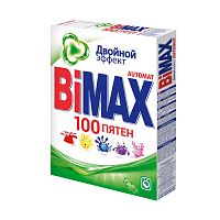 стиральный порошок BIMAX (БИМАКС) авт. 400г 100 пятен Двойной эффект т/у 1/24 2501-1 Мин.заказ=3