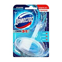 освежитель для туалета подвеска блок DOMESTOS (ДОМЕСТОС) 40г Атлантик 1/8 АКЦИЯ! Мин.заказ=2