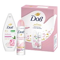 набор жен.DOVE (ДАВ) (гель для душа 250мл + дезодорант 150мл) 