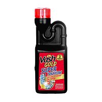 для труб VASH GOLD 600г SUPER для удаления засоров гранулы 1/12