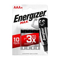 батарейки ENERGIZER (ЭНЕРДЖАЙЗЕР) LR-3 4шт алкалиновые 1/12