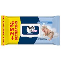салфетки влажные 100шт EMILY STYLE (ЭМИЛИ СТАЙЛ) д/детей с клапаном 8176 1/14 Мин.заказ=2