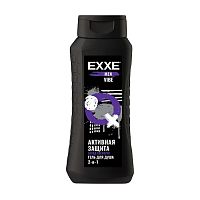 гель для душа EXXE (ЭКС) 400мл муж.2в1 VIBE Увлажняющий 1/12 7533/7854