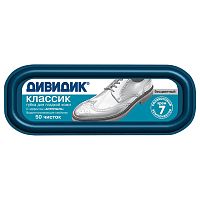 губка для обуви ДИВИДИК Классик бесцветный 29-100   Мин.заказ=2