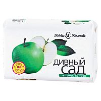 мыло туалетное ДИВНЫЙ САД 90г Зеленое яблоко 1/72   10173 Мин.заказ=6