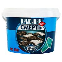 брикеты КРЫСИНАЯ СМЕРТЬ №1 500г мягкие 1/18