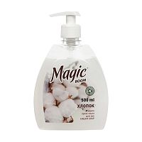 жидкое крем-мыло MAGIC BOOM (МАГИК БУМ) 520мл Хлопок дозатор 1/10 Мин.заказ=2