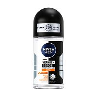 роликовый антиперспирант мужской NIVEA (НИВЕЯ)  50мл Extra Невидимый д/черного и белого 1/30 85392