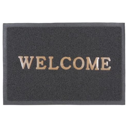 коврик 40*60см SINDBAD из ПВХ серый 40601