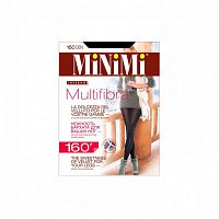 женские колготки MiNiMi (МИНИМИ) Multifibra черные р-р4 L 160D